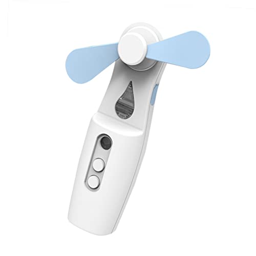 KOMBIUDA 1 Stück Mini Handventilator USB Wiederaufladbar mit Kühl und Sprühfunktion Tragbarer Leiser Luftbefeuchter für Zuhause und Unterwegs Blau KOMBIUDA 1 Stück Mini Handventilator USB Wiederaufladbar mit Kühl und Sprühfunktion Tragbarer Leiser Luftbefeuchter für Zuhause und Unterwegs Blau von KOMBIUDA