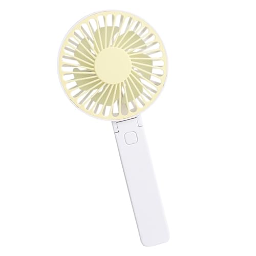 KOMBIUDA 1 Stück Tragbarer Kleiner Elektrischer Handventilator Tragbarer Handventilator Usb-lüfter Wiederaufladbarer Lüfter Tragbar Kühlung Falten Faltbar Mini Usb -fan Gelb KOMBIUDA 1 Stück Tragbarer Kleiner Elektrischer Handventilator Tragbarer Handventilator Usb-lüfter Wiederaufladbarer Lüfter Tragbar Kühlung Falten Faltbar Mini Usb -fan Gelb von KOMBIUDA