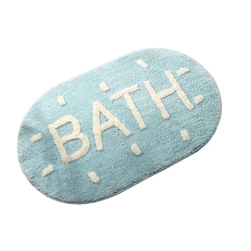 KOMBIUDA 1 Stück rutschfeste Badematte Wasserabsorbierend Waschbar Strapazierfähiger für Badezimmer und Eingänge Kreative und Fußmatte Blau KOMBIUDA 1 Stück rutschfeste Badematte Wasserabsorbierend Waschbar Strapazierfähiger für Badezimmer und Eingänge Kreative und Fußmatte Blau von KOMBIUDA