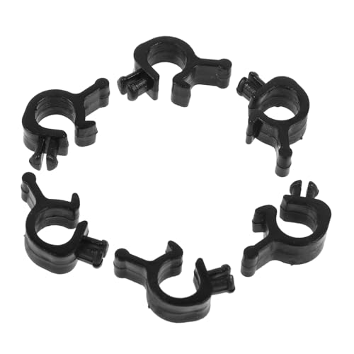 KOMBIUDA 10 Stück Helmclip für Stirnlampe Kabelhalterung Robustes Einfache Installation ohne Werkzeug Sicherer Halt für Batteriekabel an Arbeits Minermützen Vielseitig Einsetzbar von KOMBIUDA