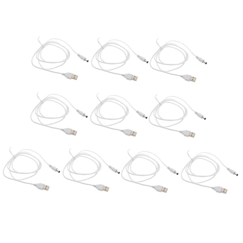 KOMBIUDA 10 Stück Ladekabel Ladung USB Ersatz Laptop Charger Netzkabelsatz Reisenladegerät Für Mehrere Geräte Universelle Ladegeräte Für Alle Geräte Ladegerät Ersetzen Kupfer Weiß KOMBIUDA 10 Stück Ladekabel Ladung USB Ersatz Laptop Charger Netzkabelsatz Reisenladegerät Für Mehrere Geräte Universelle Ladegeräte Für Alle Geräte Ladegerät Ersetzen Kupfer Weiß von KOMBIUDA
