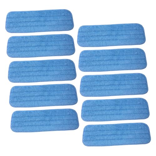 KOMBIUDA 10 Stück Mikrofaser Mop Pads Waschbare Flache Ersatzbezüge für Sprühmopp Schnelltrocknend Effektive Schmutzentfernung Passend für Mopps Nachhaltige Bodenreinigung für Fliesen und KOMBIUDA 10 Stück Mikrofaser Mop Pads Waschbare Flache Ersatzbezüge für Sprühmopp Schnelltrocknend Effektive Schmutzentfernung Passend für Mopps Nachhaltige Bodenreinigung für Fliesen und von KOMBIUDA