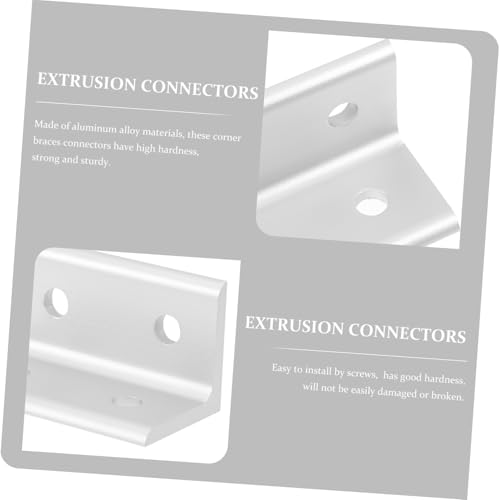 KOMBIUDA 10 Stück Teiliges Aluminium Eckwinkel Robuste Aluminiumlegierung Korrosionsbeständig und Verschleißfest Geeignet für Aluminium extrusionsprofile Vielseitig für Industrie KOMBIUDA 10 Stück Teiliges Aluminium Eckwinkel Robuste Aluminiumlegierung Korrosionsbeständig und Verschleißfest Geeignet für Aluminium extrusionsprofile Vielseitig für Industrie von KOMBIUDA