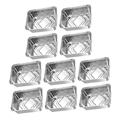 KOMBIUDA 10 Stück Teiliges Aluminiumfolie Vielseitige Grill und Backschalen Stabile Hitzebeständige Lebensmittelbehälter für Bbq Picknick und Küchenzubehör für Fisch Fleisch Käse und Reis KOMBIUDA 10 Stück Teiliges Aluminiumfolie Vielseitige Grill und Backschalen Stabile Hitzebeständige Lebensmittelbehälter für Bbq Picknick und Küchenzubehör für Fisch Fleisch Käse und Reis von KOMBIUDA