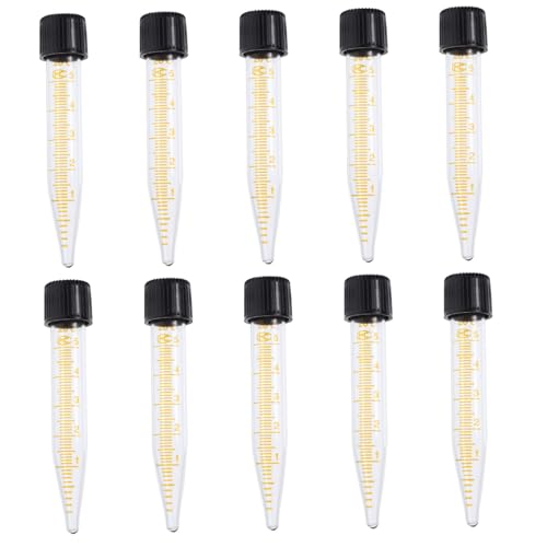 KOMBIUDA 10 Stück Teiliges Glas zentrifugenröhrchen mit Klarer Messung Spitzboden Transparent für Laborproben Zentrifugationsgeeignet mit Schutz vor Verunreinigungen Zufällige Farbe KOMBIUDA 10 Stück Teiliges Glas zentrifugenröhrchen mit Klarer Messung Spitzboden Transparent für Laborproben Zentrifugationsgeeignet mit Schutz vor Verunreinigungen Zufällige Farbe von KOMBIUDA