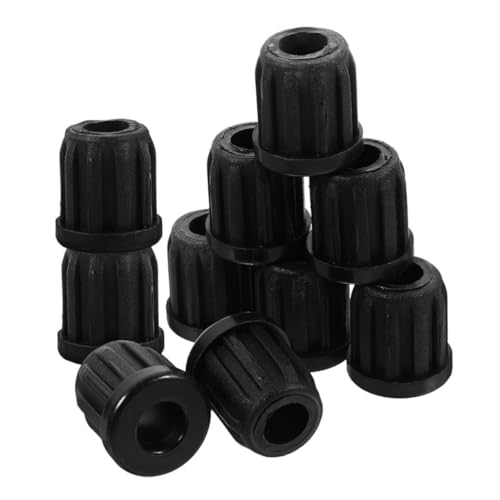 KOMBIUDA 10 Stück Teiliges Kleine Kunststoff Caster Sleeve Einsätze für Bürostuhlrollen Robuste Stuhlrollenhülsen Langlebige Möbelrollen-sockel Praktische Montagehülsen für Drehbare von KOMBIUDA