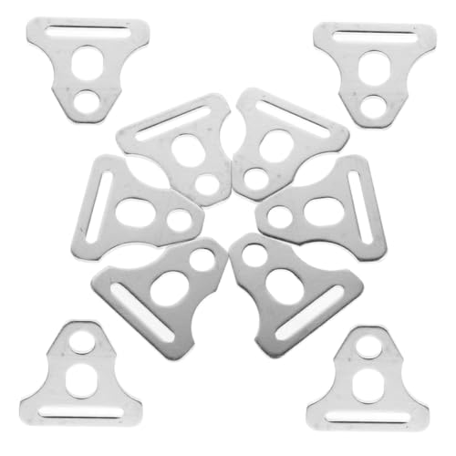 KOMBIUDA 10 Stück Teiliges Leichte Dreieckige Zeltleinenspanner aus Metall für Windfeste Schnurversteller Stabile Zelt Abspannseile Wetterfeste Camping Windseilschnallen KOMBIUDA 10 Stück Teiliges Leichte Dreieckige Zeltleinenspanner aus Metall für Windfeste Schnurversteller Stabile Zelt Abspannseile Wetterfeste Camping Windseilschnallen von KOMBIUDA