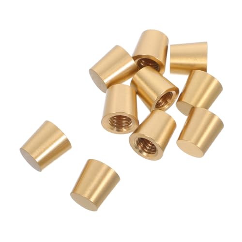 KOMBIUDA 10 Stück Teiliges Messing Schrankbeine Kegelförmige Holzbrett Füße Schmuckbox Podest Schutzpads für Küchenmöbel Ablage Tray Erhöhung KOMBIUDA 10 Stück Teiliges Messing Schrankbeine Kegelförmige Holzbrett Füße Schmuckbox Podest Schutzpads für Küchenmöbel Ablage Tray Erhöhung von KOMBIUDA