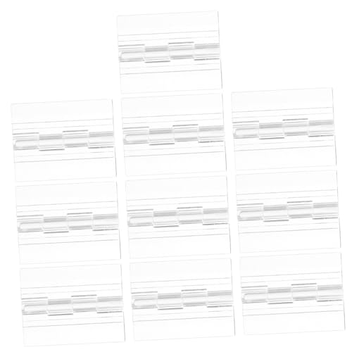 KOMBIUDA 10 Stück Teiliges Transparente Acryl Scharniere Klappbar Robust Vielseitig Einsetzbar für Schranktüren Heimwerker Kleine Scharniere für Bastelprojekte von KOMBIUDA