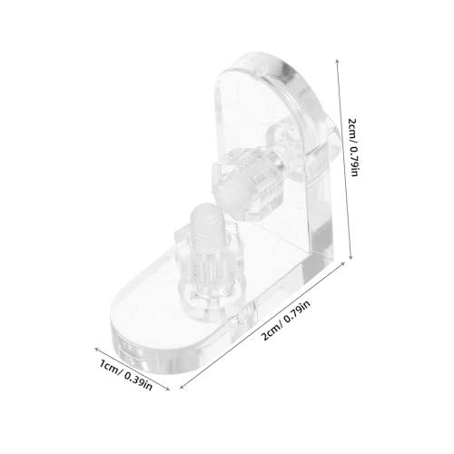 KOMBIUDA 10 Stück Teiliges Transparentes Acryl Eckwinkel Holzpaneele Vielseitige Eckverbinder für Schränke Vitrinen und Displayboxen mit Kantenschutz und Schneller Montage von KOMBIUDA