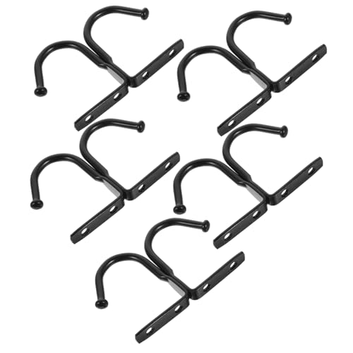 KOMBIUDA 10 Stück Teiliges Vintage Eisenwandhaken Multifunktionale Wandhaken für Küche Bad Lager Wandmontage Platzsparend Robust für Handtücher Mäntel Schlüssel und Taschen von KOMBIUDA