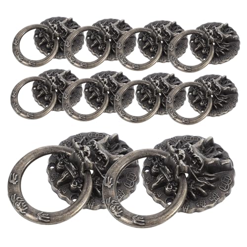 KOMBIUDA 10 Stück Teiliges Vintage Möbelgriffe mit Drachenkopf Dekorative Schrankgriffe aus Retro Schubladengriffe für Küchenschränke Kommoden und Weinboxen Einfach zu Montieren KOMBIUDA 10 Stück Teiliges Vintage Möbelgriffe mit Drachenkopf Dekorative Schrankgriffe aus Retro Schubladengriffe für Küchenschränke Kommoden und Weinboxen Einfach zu Montieren von KOMBIUDA