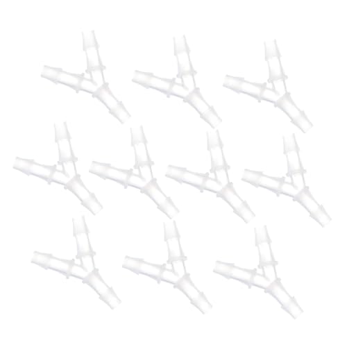 KOMBIUDA 10 Stück Teiliges Y förmige Schlauchverbinder aus Robustem Kunststoff Langlebige Garten Wasseranschlüsse Leichtes Design Installieren Geeignet für Garten und Haushalt von KOMBIUDA