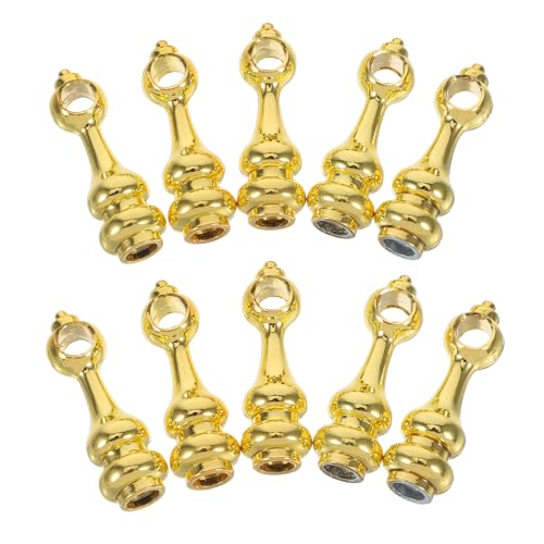 KOMBIUDA 10stücke Teiliges Zinklegierungs-endkappen Für Glasgeländerpfosten Dekorative Möbelverbinder Für Weinschränke Und Servierwagen Einfache Installation Langlebiges Design von KOMBIUDA