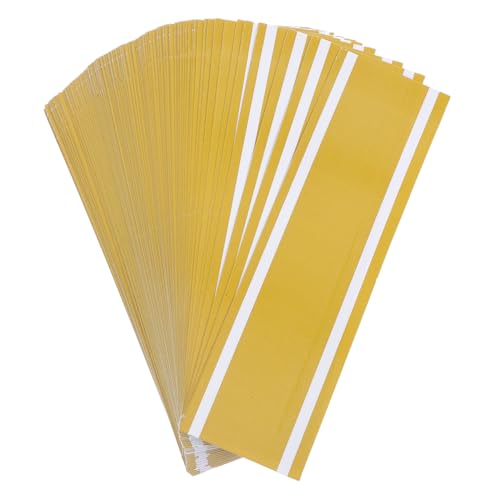 KOMBIUDA 100 Stück Selbstklebende Serviettenringe Papier Napkin Holder Rings Verstellbar Robust für Tischdeko Hochzeit Party Restaurant von KOMBIUDA