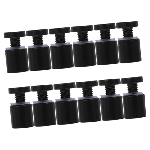 KOMBIUDA 12 Stück Teiliges Edelstahl Abstandshalter Schrauben Schwarzer Hohlkörper Werbeschrauben für Schilder Wandmontage Vielseitig Leicht Langlebig für Glasrahmen und Displays KOMBIUDA 12 Stück Teiliges Edelstahl Abstandshalter Schrauben Schwarzer Hohlkörper Werbeschrauben für Schilder Wandmontage Vielseitig Leicht Langlebig für Glasrahmen und Displays von KOMBIUDA