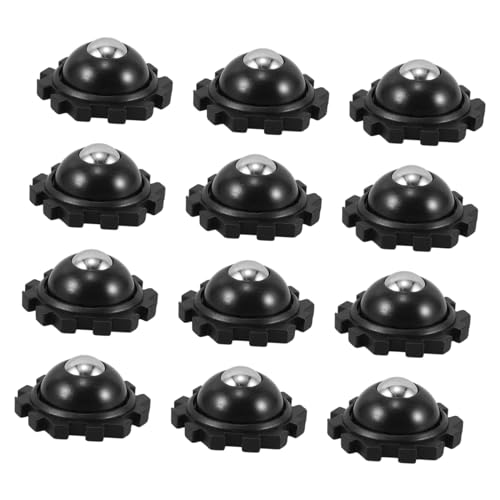 KOMBIUDA 12 Stück Teiliges Möbelrollen Selbstklebend Modular Stahl Kugelrollen Möbelräder Für Aufbewahrungsboxen Und Möbel Leicht Montierbar Ohne Bohren von KOMBIUDA