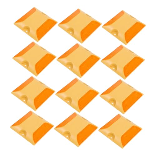 KOMBIUDA 12 Stück Teiliges Reflektierender Straßenmarkierungen aus Robustem Kunststoff Druckbeständig und Langlebig Geeignet für Einfahrten Gehwege Parkplätze Autobahnen und Fußgängerzonen KOMBIUDA 12 Stück Teiliges Reflektierender Straßenmarkierungen aus Robustem Kunststoff Druckbeständig und Langlebig Geeignet für Einfahrten Gehwege Parkplätze Autobahnen und Fußgängerzonen von KOMBIUDA