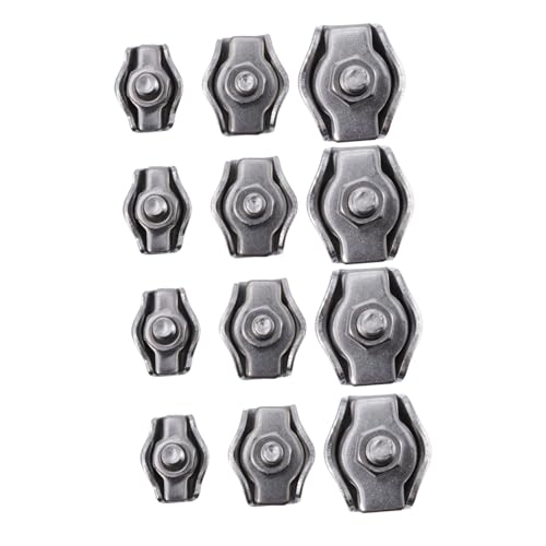 KOMBIUDA 12 Stück Teiliges Seilklammern für Kabel Einzeldraht Splicer Clips Rostfrei für Schiffsanwendungen und Kabelmanagement KOMBIUDA 12 Stück Teiliges Seilklammern für Kabel Einzeldraht Splicer Clips Rostfrei für Schiffsanwendungen und Kabelmanagement von KOMBIUDA