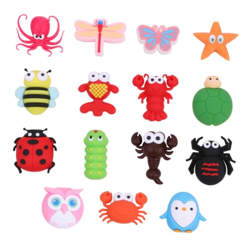 KOMBIUDA 15 Stück Teiliges USB Kabelschutz mit Insektendesign Break Ladekabel Schutz für Zuhause Schule Reisen Wiederverwendbar Langlebig Schützt Ihre Datenkabel vor Beschädigung von KOMBIUDA