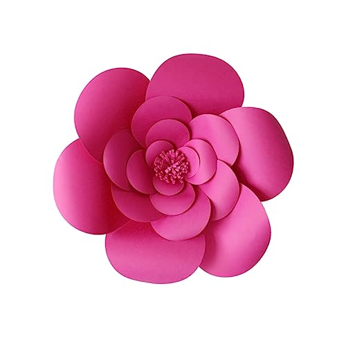 KOMBIUDA 1stk 3D-blumenwandkunst Hochzeitsdekoration Rosendekor Papierblumen-wanddekoration Blumenwand Aus Papier 3D-Blumen-wanddekoration Papierblumenhintergrund Requisiten Dreidimensional von KOMBIUDA