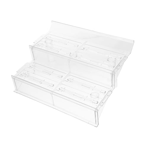 KOMBIUDA 2 Gefrierschrank-Präsentationsständer Tischerhöhungen zur Präsentation Figurenständer Speiseaufsteiger Kuchen Steht für Party -Halter Transparent von KOMBIUDA