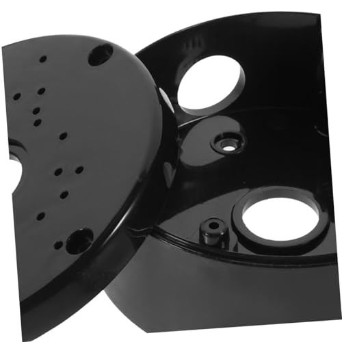 KOMBIUDA 2 STÜCK Wasserdichte Anschlussdose für Überwachungskameras Robuste Kunststoffbox mit Mehreren Öffnungen Kabelaufbewahrung für Wand Deckenmontage Wetterfest Kompakt Schwarz von KOMBIUDA