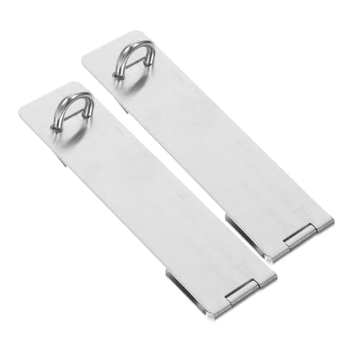 KOMBIUDA 2 Sätze Stainless Steel Padlock Hasp Wetterfester Türverschluss für und Außenanwendungen Einfache Installation Vielseitig Einsetzbar für Türen und Fenster Sicherheitsriegel für KOMBIUDA 2 Sätze Stainless Steel Padlock Hasp Wetterfester Türverschluss für und Außenanwendungen Einfache Installation Vielseitig Einsetzbar für Türen und Fenster Sicherheitsriegel für von KOMBIUDA