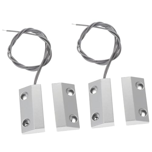 KOMBIUDA 2 Sätze Tür oder Fensteralarm mit Magnet Sensor Bewegungsmelder Alarmsystem für Rollladen Tore Langlebiges Gehäuse aus Zinklegierung Einfache Installation für KOMBIUDA 2 Sätze Tür oder Fensteralarm mit Magnet Sensor Bewegungsmelder Alarmsystem für Rollladen Tore Langlebiges Gehäuse aus Zinklegierung Einfache Installation für von KOMBIUDA