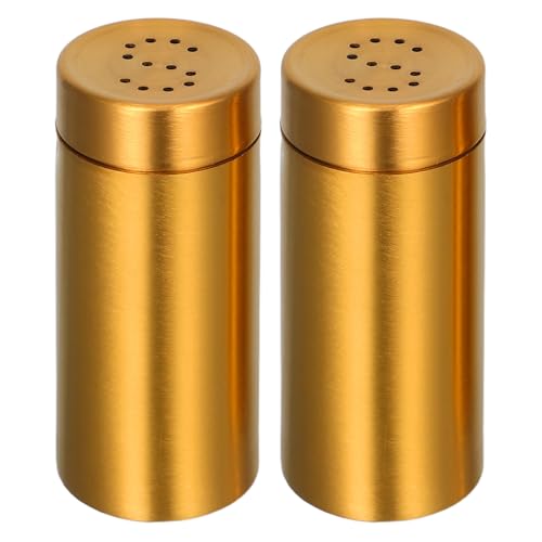 KOMBIUDA 2 Stück Edelstahl Gewürzflaschen Gold Nachfüllbare Salz Pfefferstreuer mit Präzisionsmahlwerk Frische-schutzdeckel Für Westliche Küche Zuhause und Restaurant KOMBIUDA 2 Stück Edelstahl Gewürzflaschen Gold Nachfüllbare Salz Pfefferstreuer mit Präzisionsmahlwerk Frische-schutzdeckel Für Westliche Küche Zuhause und Restaurant von KOMBIUDA