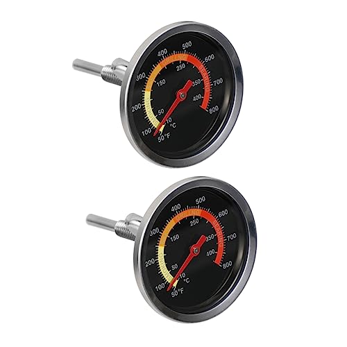 KOMBIUDA 2 Stück Grillthermometer aus Bimetallisches Thermometer für Grill Ofen und Räucherofen für Familie und Freunde KOMBIUDA 2 Stück Grillthermometer aus Bimetallisches Thermometer für Grill Ofen und Räucherofen für Familie und Freunde von KOMBIUDA