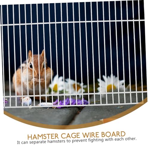 KOMBIUDA 2 Stück Hamster Käfig Trennplatte aus Robustem Eisendraht für Käfig Glatte Oberfläche frei von Graten zur Sicheren Haltung und Trennung von Kleintieren Wie Hamstern Kaninchen und KOMBIUDA 2 Stück Hamster Käfig Trennplatte aus Robustem Eisendraht für Käfig Glatte Oberfläche frei von Graten zur Sicheren Haltung und Trennung von Kleintieren Wie Hamstern Kaninchen und von KOMBIUDA