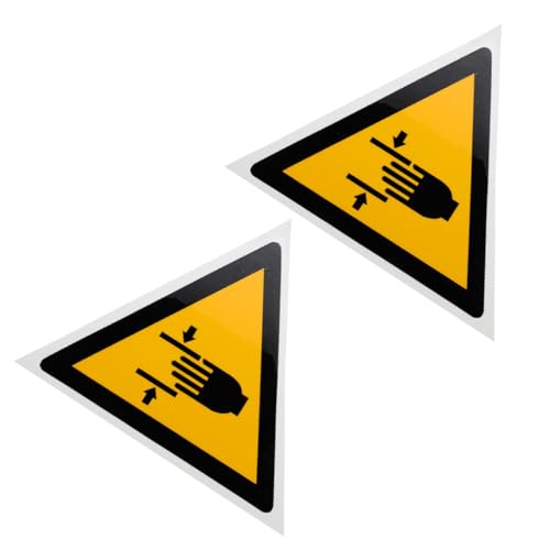KOMBIUDA 2 Stück Hand Crushing Warning Aufkleber Langlebige Pp sicherheitskennzeichnung mit Hoher Haftung Praktisches Warnschild für Maschinen und Geräte Witterungsbeständig Einfach KOMBIUDA 2 Stück Hand Crushing Warning Aufkleber Langlebige Pp sicherheitskennzeichnung mit Hoher Haftung Praktisches Warnschild für Maschinen und Geräte Witterungsbeständig Einfach von KOMBIUDA