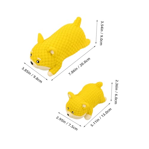 KOMBIUDA 2 Stück Hundespielzeug Zum Sprechen Hundespielzeug Für Große Hunde Latex Quietschspielzeug Für Hunde Quietschspielzeug Für Haustiere Aus Latex KOMBIUDA 2 Stück Hundespielzeug Zum Sprechen Hundespielzeug Für Große Hunde Latex Quietschspielzeug Für Hunde Quietschspielzeug Für Haustiere Aus Latex von KOMBIUDA
