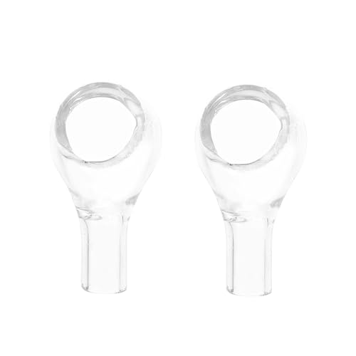 KOMBIUDA 2 Stück Laboratory Glassware Weighing Funnel Set aus Glas Präzise Messung Anti statisch Widerstandsfähig gegen Säuren für Schule und Labor Langlebig und Wiederverwendbar von KOMBIUDA