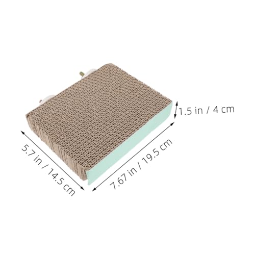 KOMBIUDA 2 Stück Papagei Sitzplattform aus Wellpappe Multifunktionales Vogelspielzeug mit Krallenpflege und Kauspielzeug Stabile Trainings und Ruhefläche für Nymphensittiche und im Käfig KOMBIUDA 2 Stück Papagei Sitzplattform aus Wellpappe Multifunktionales Vogelspielzeug mit Krallenpflege und Kauspielzeug Stabile Trainings und Ruhefläche für Nymphensittiche und im Käfig von KOMBIUDA