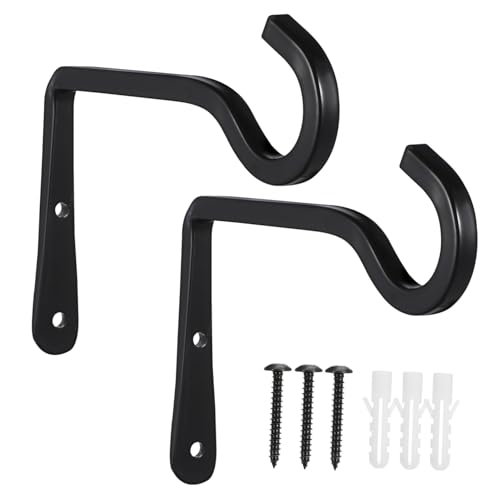 KOMBIUDA 2 Stück Schwereisen Wandhaken Außenbereich Robuste Metallhalterung zum Aufhängen von Blumentöpfen Laternen Vogelfuttersäulen und Windspielen Vielseitig Einsetzbar für Garten und KOMBIUDA 2 Stück Schwereisen Wandhaken Außenbereich Robuste Metallhalterung zum Aufhängen von Blumentöpfen Laternen Vogelfuttersäulen und Windspielen Vielseitig Einsetzbar für Garten und von KOMBIUDA