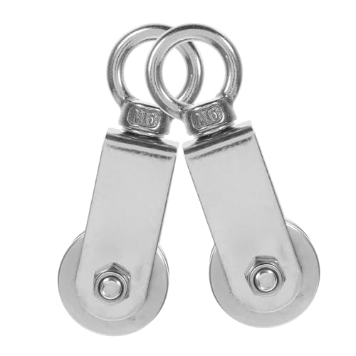 KOMBIUDA 2 Stück Teiliges Edelstahl Umlenkrollen mit Lager Rostfreie Seilzug Hebevorrichtung Kleine Seilrolle für Stahlseil Hebesysteme Langlebige Industrielösung mit Geschmeidiger KOMBIUDA 2 Stück Teiliges Edelstahl Umlenkrollen mit Lager Rostfreie Seilzug Hebevorrichtung Kleine Seilrolle für Stahlseil Hebesysteme Langlebige Industrielösung mit Geschmeidiger von KOMBIUDA