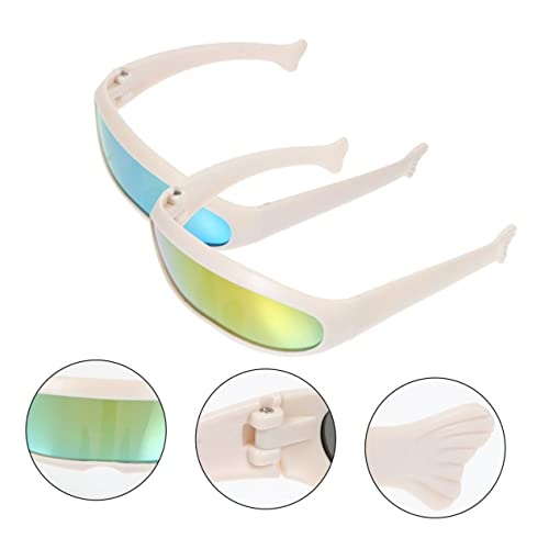 KOMBIUDA 2 Stück Teiliges Haustier Katzen Skibrillen Windschutzbrille aus Langlebigem Kunststoff Staub Sandabweisend Modische Bunte Gläser für Outdoor Schutz und Geschenk KOMBIUDA 2 Stück Teiliges Haustier Katzen Skibrillen Windschutzbrille aus Langlebigem Kunststoff Staub Sandabweisend Modische Bunte Gläser für Outdoor Schutz und Geschenk von KOMBIUDA