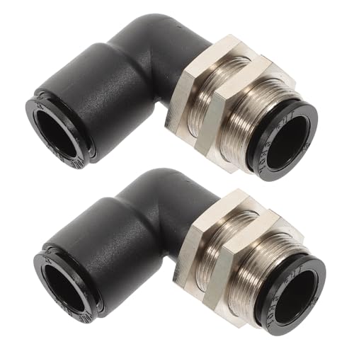 KOMBIUDA 2 Stück Teiliges Pneumatisches Schnellsteck winkelstück Rohranschluss Schottverschraubung Push to connect Fitting für Luftdruckwerkzeuge Einfache Installation Langlebige KOMBIUDA 2 Stück Teiliges Pneumatisches Schnellsteck winkelstück Rohranschluss Schottverschraubung Push to connect Fitting für Luftdruckwerkzeuge Einfache Installation Langlebige von KOMBIUDA