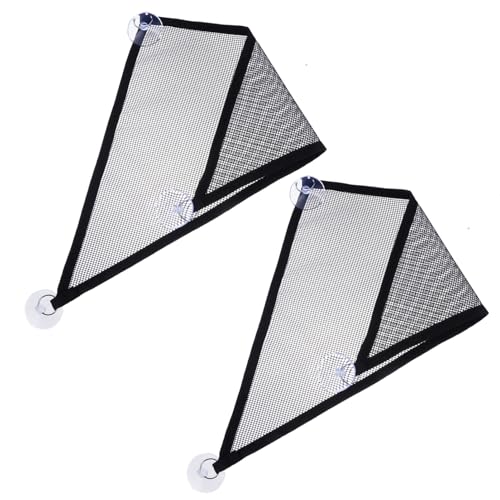 KOMBIUDA 2 Stück Teiliges Reptilien hängematten Atmungsaktivem Mesh mit Saugnapf und Metallring Robuste Haustier hängematte für Echsen und Schlangen Platzsparend und Fördert Bewegung von KOMBIUDA