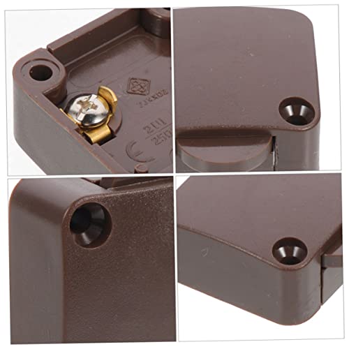 KOMBIUDA 2 Stück Teiliges Türschalter Schrankbeleuchtung Elektrischer Schalter Robustes Kupfer abs material Einfache Montage mit Schrauben Geeignet für Möbel Kleiderschranklichter KOMBIUDA 2 Stück Teiliges Türschalter Schrankbeleuchtung Elektrischer Schalter Robustes Kupfer abs material Einfache Montage mit Schrauben Geeignet für Möbel Kleiderschranklichter von KOMBIUDA