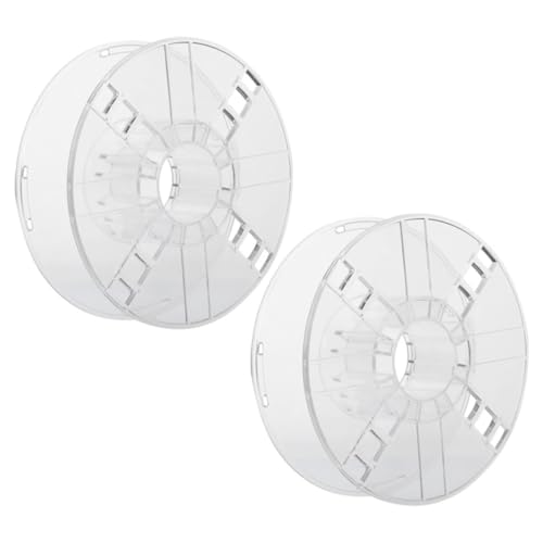 KOMBIUDA 2 Stück Transparente Drucker Spulen Kunststoff Line Spool Ersatzrolle Stabil Langlebig Einfache Installation Geeignet für Filament Zubehör KOMBIUDA 2 Stück Transparente Drucker Spulen Kunststoff Line Spool Ersatzrolle Stabil Langlebig Einfache Installation Geeignet für Filament Zubehör von KOMBIUDA