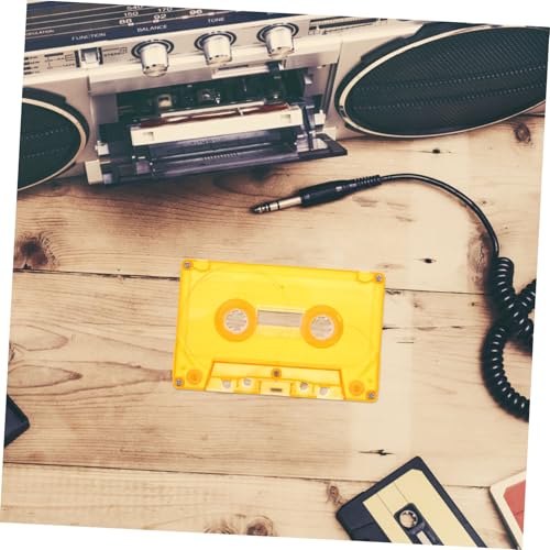 KOMBIUDA 2 Stück Transparente Kassettentape Aufbewahrungsboxen aus Robustem Kunststoff Vielseitiger Organizer für Leere Audiokassetten und Kleine Gegenstände Klassisches Retro Design für von KOMBIUDA