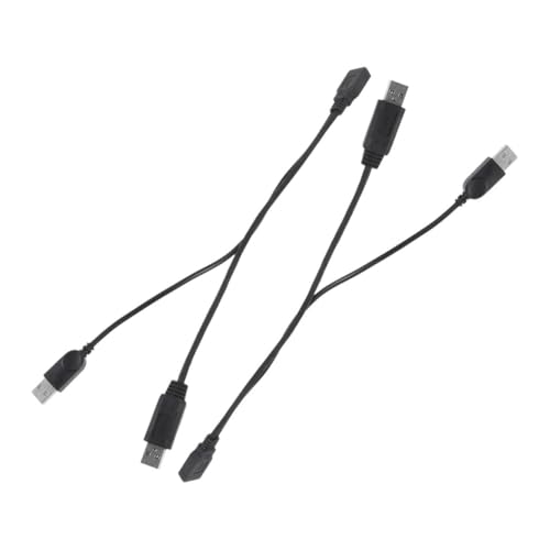 KOMBIUDA 2 Stück USB Verlängerungskabel USB Adapter für Externe Hochgeschwindigkeits Datenübertragung Kompatibel mit Pc Auto für Schnelle Datenlagerung Aufladung Schwarz von KOMBIUDA