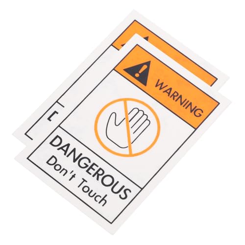 KOMBIUDA 2 Stück Warnaufkleber Rund Stark Haftend Sichtbares Nicht Berühren Warnschild Sicherheitsetikett für Glatte Oberflächen Geeignet für Werkstatt und Industrie KOMBIUDA 2 Stück Warnaufkleber Rund Stark Haftend Sichtbares Nicht Berühren Warnschild Sicherheitsetikett für Glatte Oberflächen Geeignet für Werkstatt und Industrie von KOMBIUDA