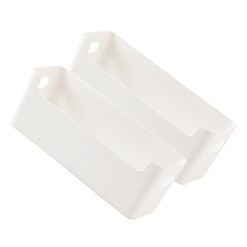 KOMBIUDA 2 Stück Weiße Multifunktionale Aufbewahrungsbox mit Tragegriff Wandmontierbar für Schreibtisch Geeignet als Badezimmer Organizer Kleine Dekorative Box für Zuhause und Büro KOMBIUDA 2 Stück Weiße Multifunktionale Aufbewahrungsbox mit Tragegriff Wandmontierbar für Schreibtisch Geeignet als Badezimmer Organizer Kleine Dekorative Box für Zuhause und Büro von KOMBIUDA