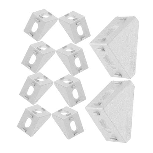 KOMBIUDA 20 Stück Teiliges Aluminium Corner Bracket Aluminiumprofil Eckverbinder Winkelverbinder für Cnc Robotik Industrieller Rahmenbau Robuste Metallverbindung KOMBIUDA 20 Stück Teiliges Aluminium Corner Bracket Aluminiumprofil Eckverbinder Winkelverbinder für Cnc Robotik Industrieller Rahmenbau Robuste Metallverbindung von KOMBIUDA