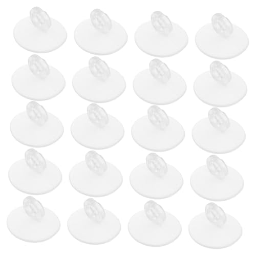KOMBIUDA 20 Stück Teiliges Aquarium Saugnapf Halterung Saugnäpfe für Luftschlauch Einfache Befestigung Robust Langlebig Transparent von KOMBIUDA