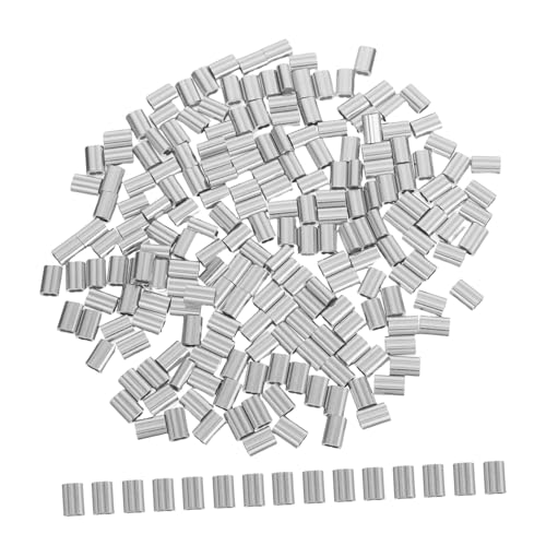 KOMBIUDA 200 Stück Teiliges Aluminium Kabelpresshülsen Doppelte Crimphülsen für Drahtseil Leicht Witterungsbeständig Vielseitig Einsetzbar für Seilverbindungen im Außenbereich KOMBIUDA 200 Stück Teiliges Aluminium Kabelpresshülsen Doppelte Crimphülsen für Drahtseil Leicht Witterungsbeständig Vielseitig Einsetzbar für Seilverbindungen im Außenbereich von KOMBIUDA